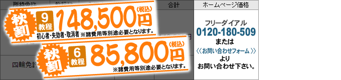 価格表